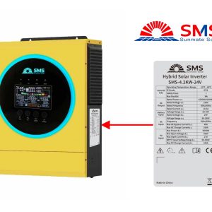 Sunmate SMS 4.2KW-24V Hybrid Solar inverter (MPPT 160A 9000W)